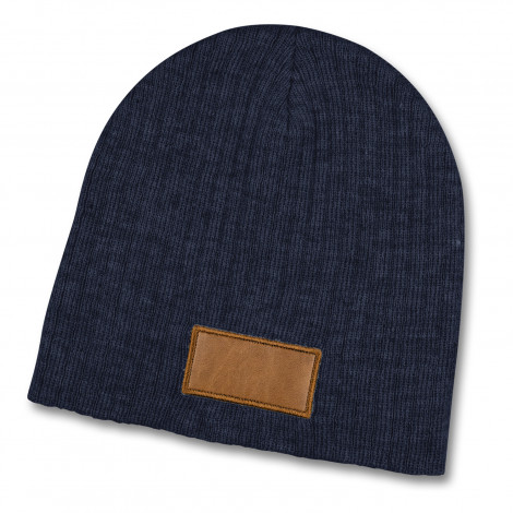 nebraska-heather-cable-knit-beanie-with-patch - Image 4